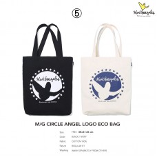 Mark Gonzales BAG5 CIRCLE ANGEL LOGO ECO BAG TOTE BAG 托特包 MG1902BG06